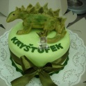 Dort s figurkou dinosaura