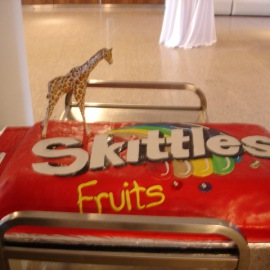 Dort Skittles s žirafou