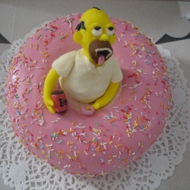 Kobliha s Homerem Simpsonem
