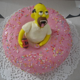 Kobliha s Homerem Simpsonem