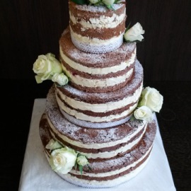 Nahý dort - naked cake 2