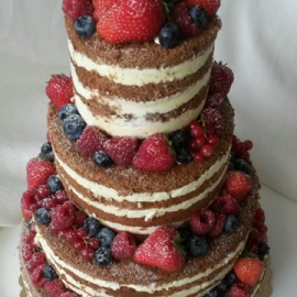 Nahý dort - naked cake 3