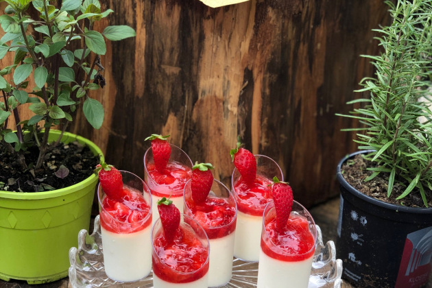 Minidezert panna cotta