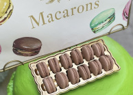 Čokoládové makronky