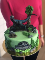 Dětský dort Dinosaurus