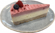 Malinový cheesecake