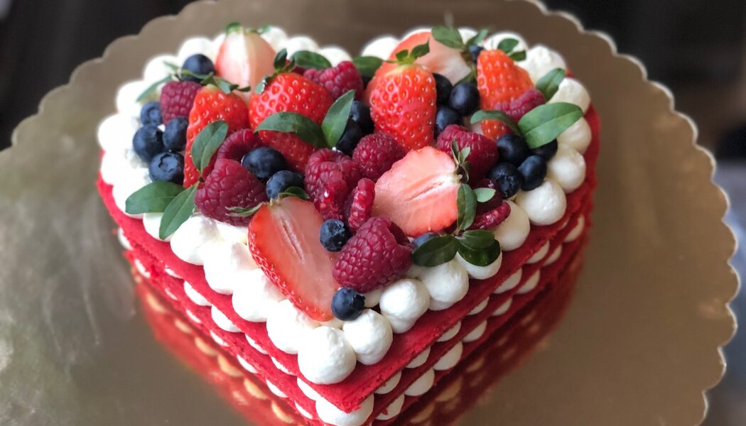 Red velvet srdce