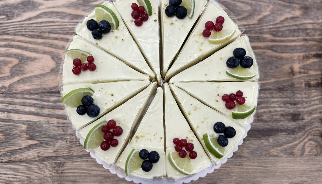 Limetkový cheesecake