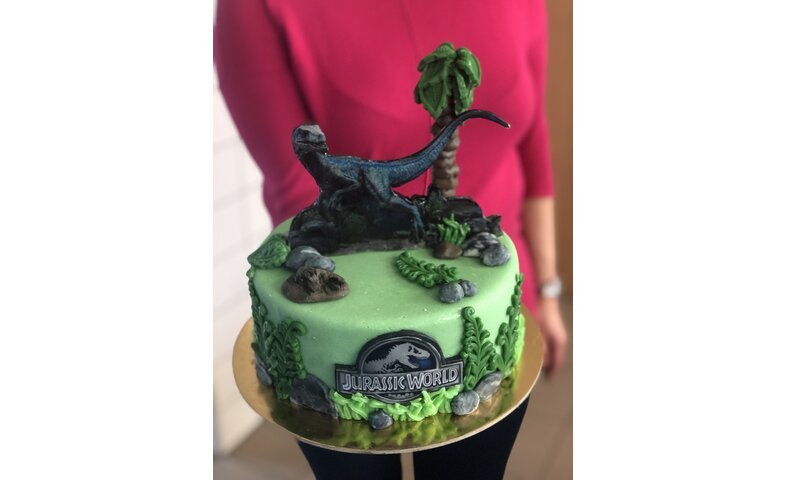 Dětský dort Dinosaurus
