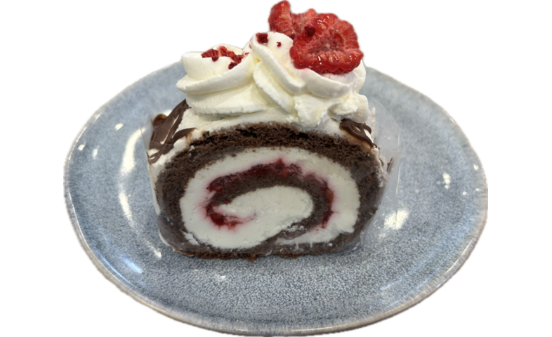 Šlehačková roláda s ovocem Šlehačková roláda s ovocem