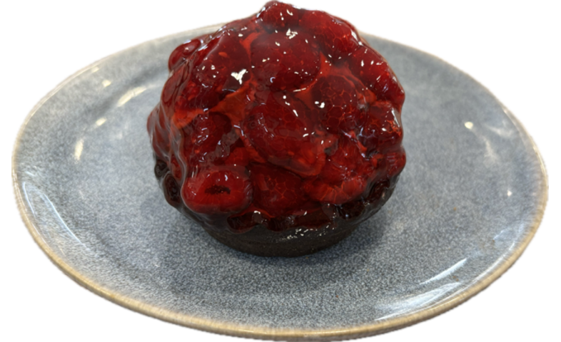 Čokomalinový košíček