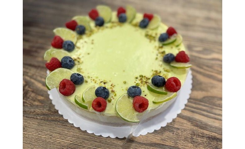 Limetkový cheesecake Limetkový cheesecake