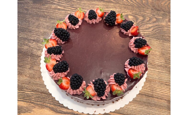 Lesní ovoce cheesecake