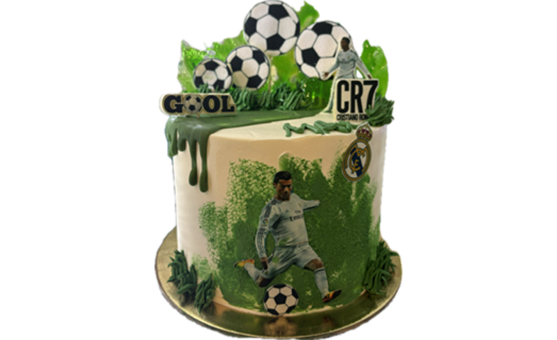 Dětský dort 4 fotbal