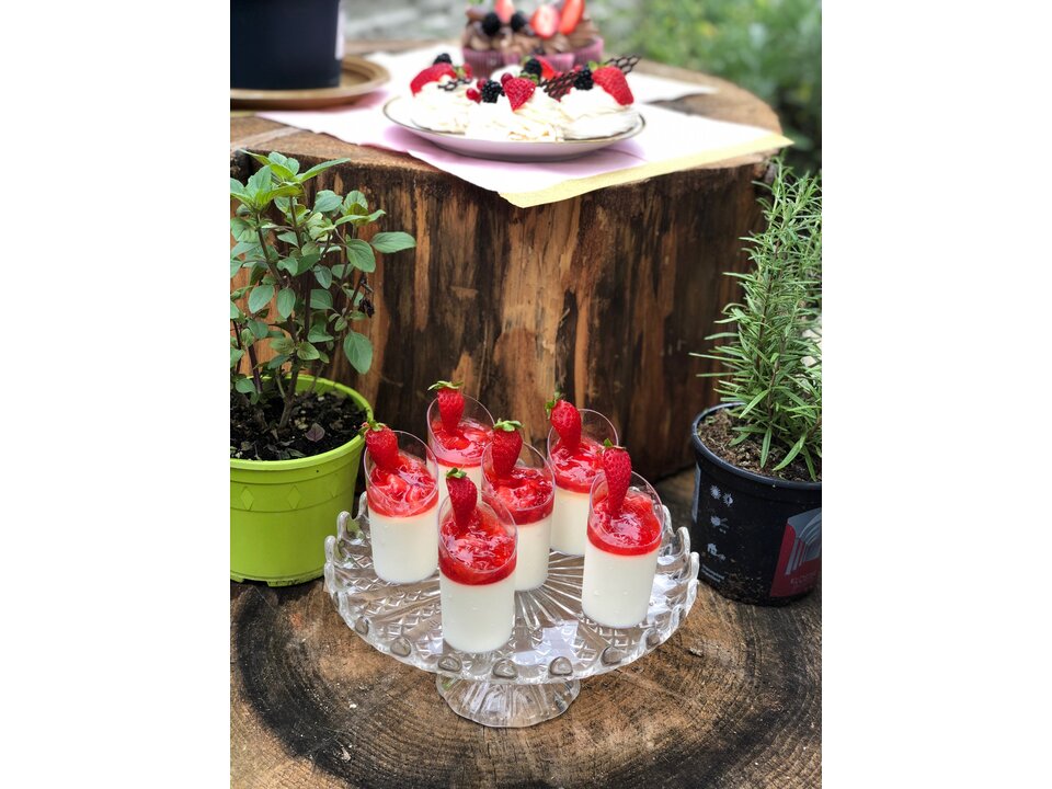 Minidezert panna cotta