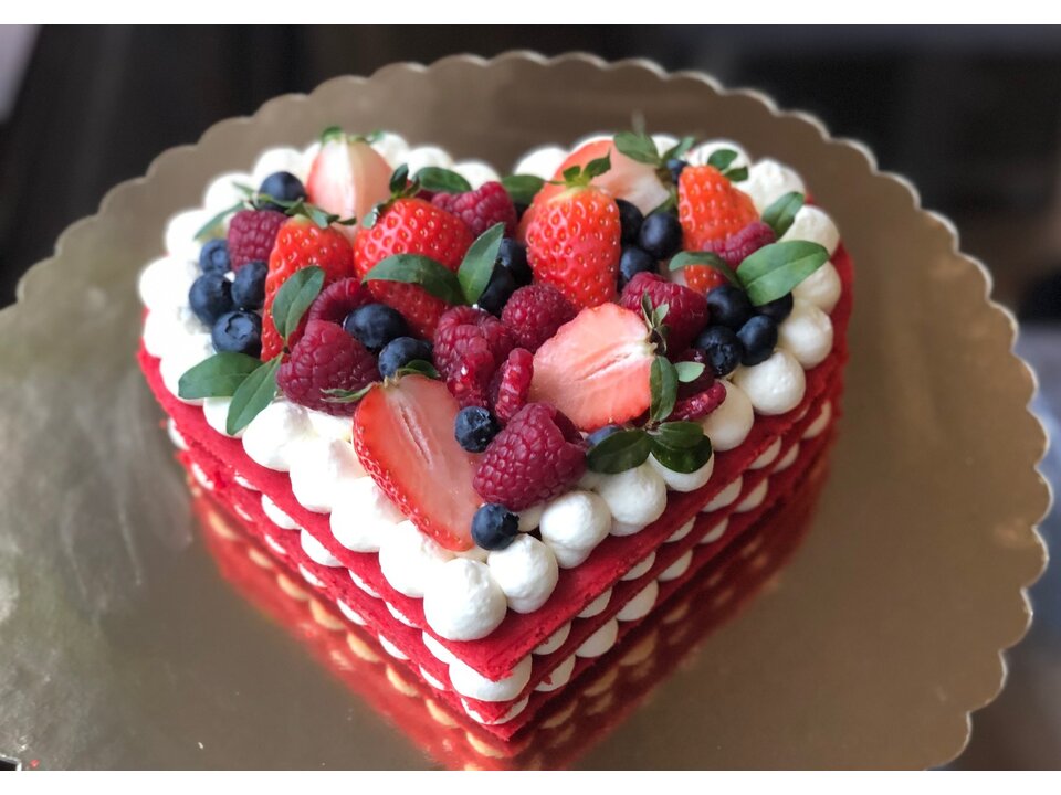 Red velvet srdce