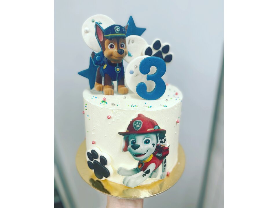 Dětský dort zatřený Paw patrola