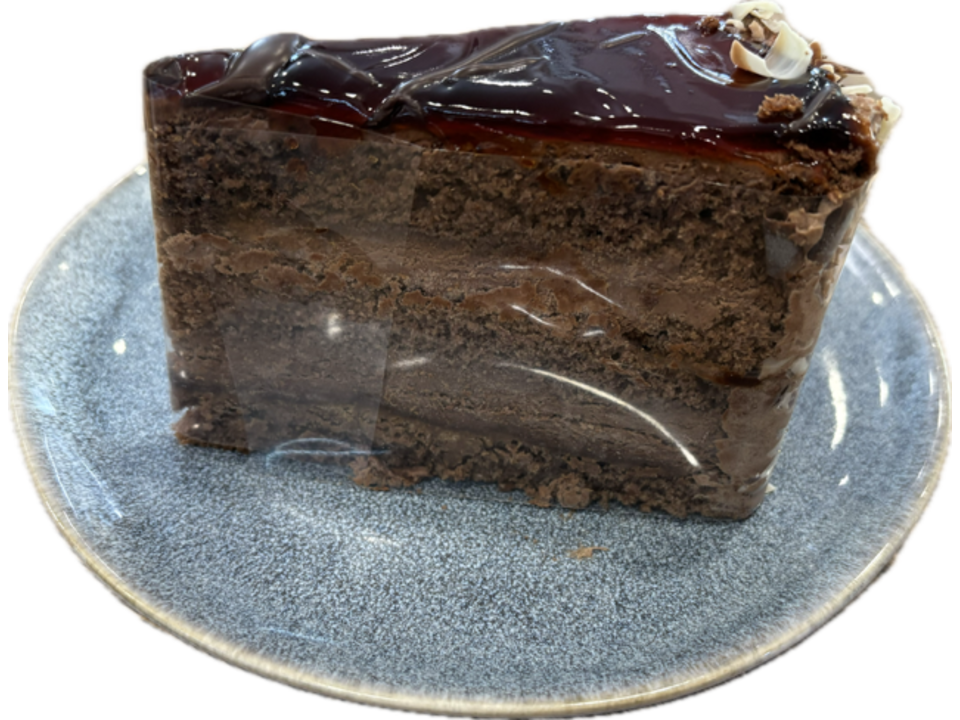 Chocolate mousse řez